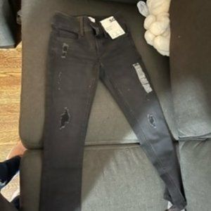 girls mid rise skinny jeans